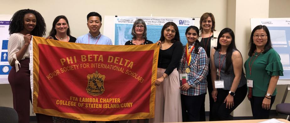 A cohort from the Eta Lambda Chapter, College of Staten Island/CUNY attending the PBD Annual International Conference hosted by the Shepherd University, West Virginia. A cohort from the Eta Lambda Chapter, College of Staten Island/CUNY attending the PBD Annual International Conference hosted by the Shepherd University, West Virginia.