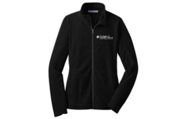 CSI Logo Black Full Zip Fleece 