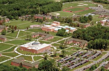 aerial view of campus