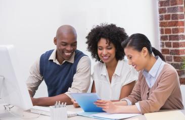 Helping Students At Desk