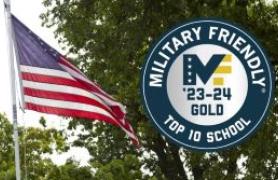 2023 - 2024 Top 10 School Military Friendly 